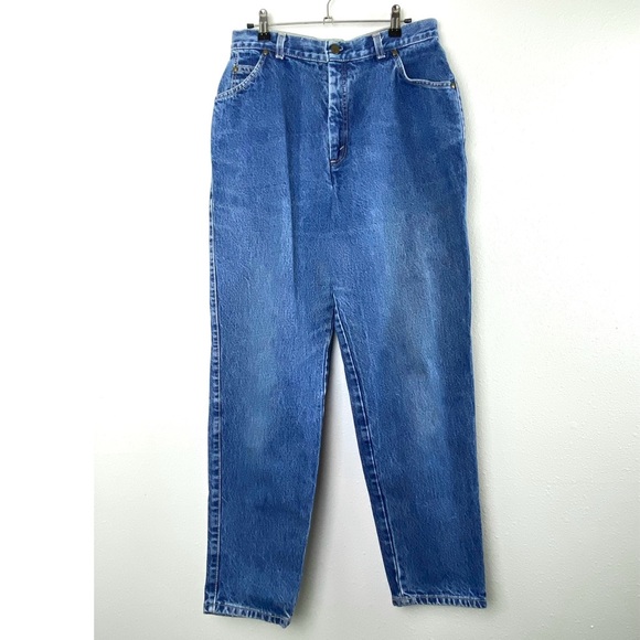 Vintage 80s Levi's 573 Denim Blue Jeans - 16 (31x30) - Picture 2 of 16